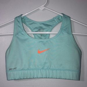 Nike Sports Bra Blue and Orange